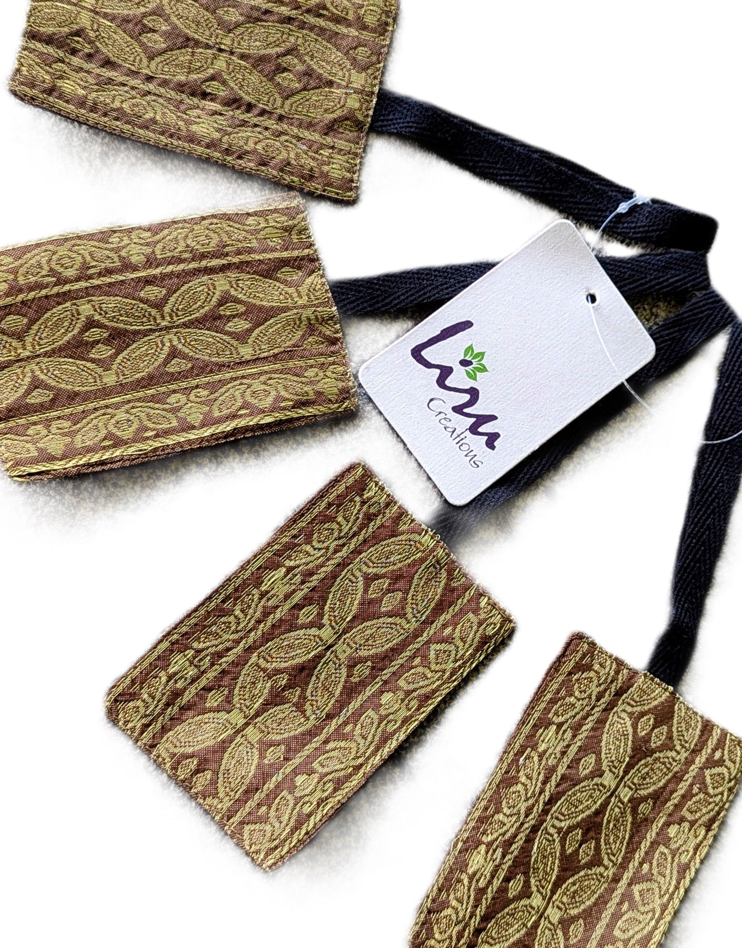Indus Baggage Tags - set of 4 - Sustainable