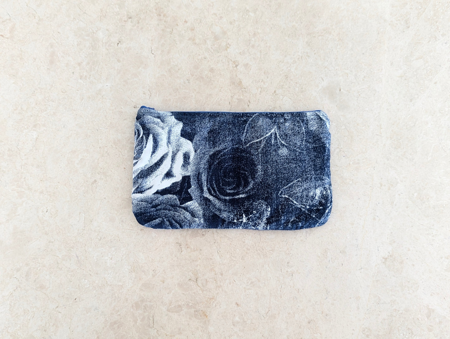 Blue Rose - A sustainable Jewellery Pouch