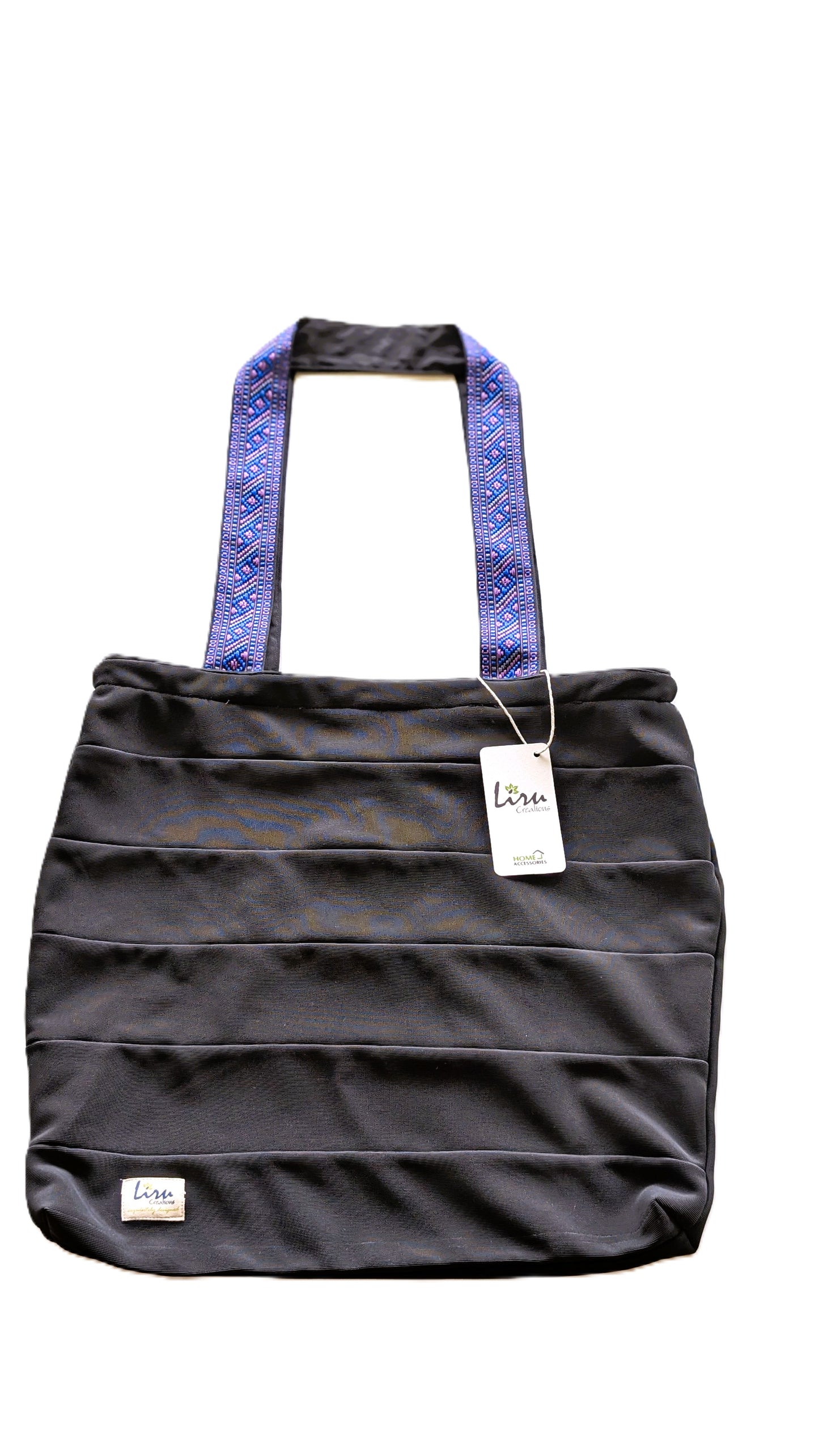 Poly Black Tote