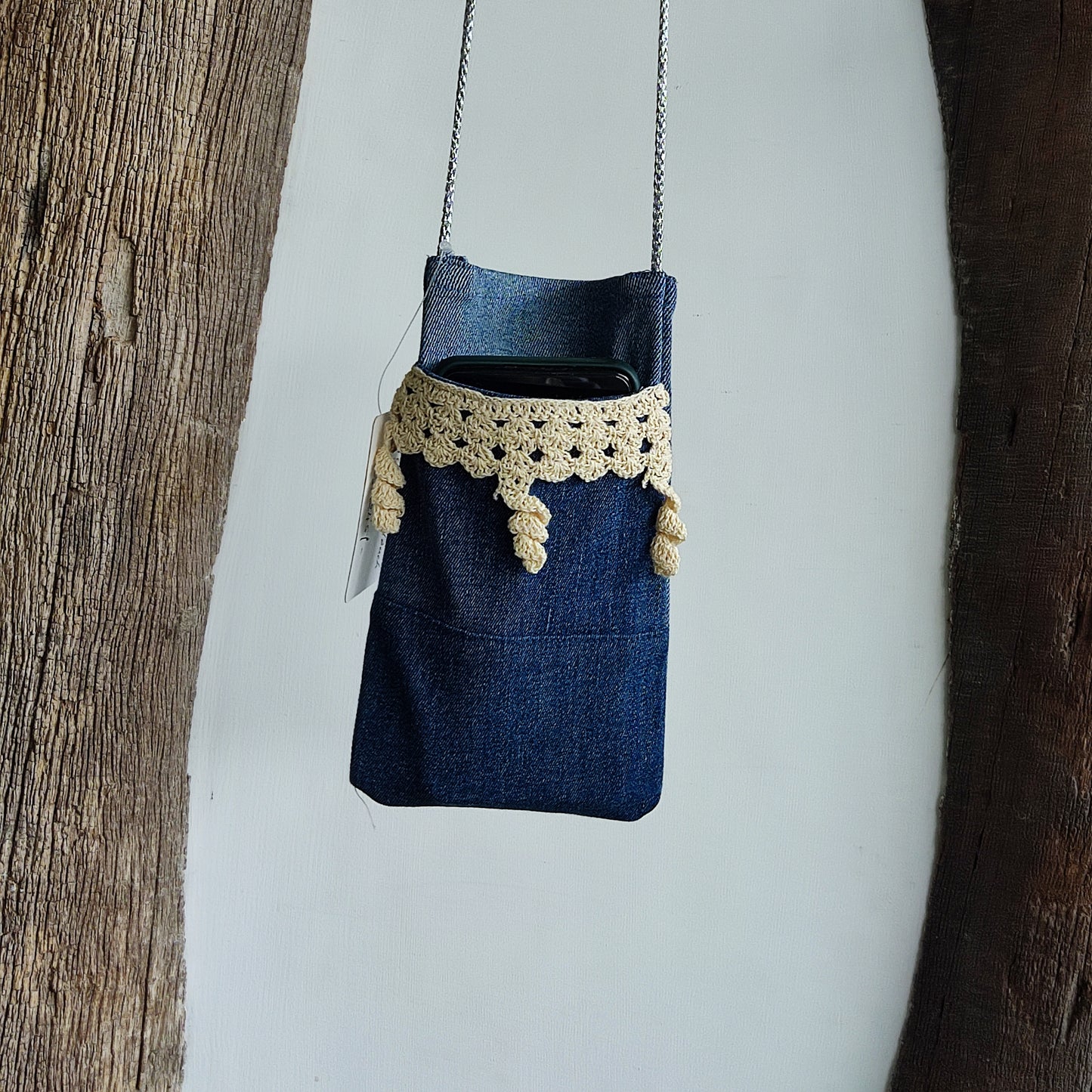 Water Denim - Sustainable  Mobile Pouches Set OF 2