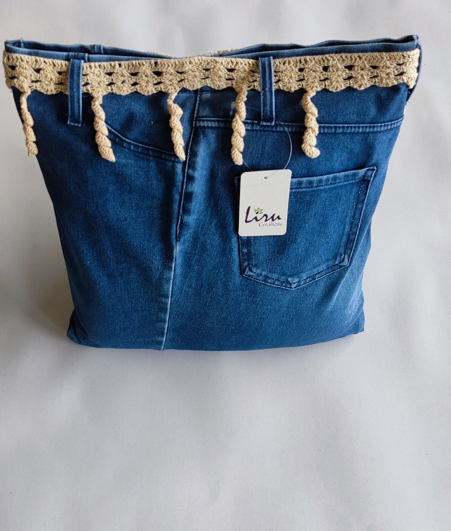 Jeans - A Sustainable  Cushion Cover - 1pc