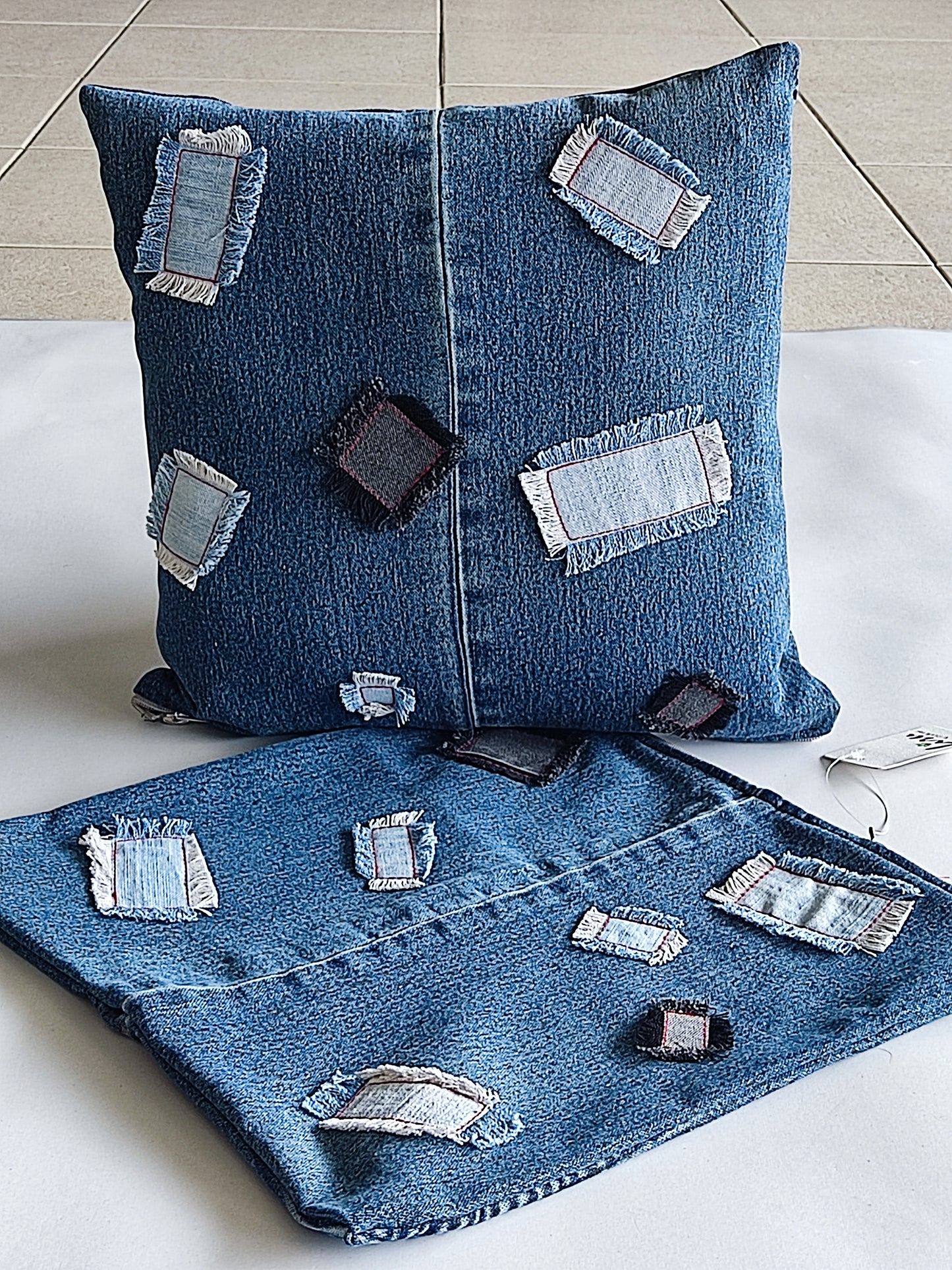 Patches - Sustainable Cushion Covers Set of 2