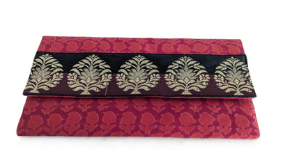 Red Silk Wallet/Clutch