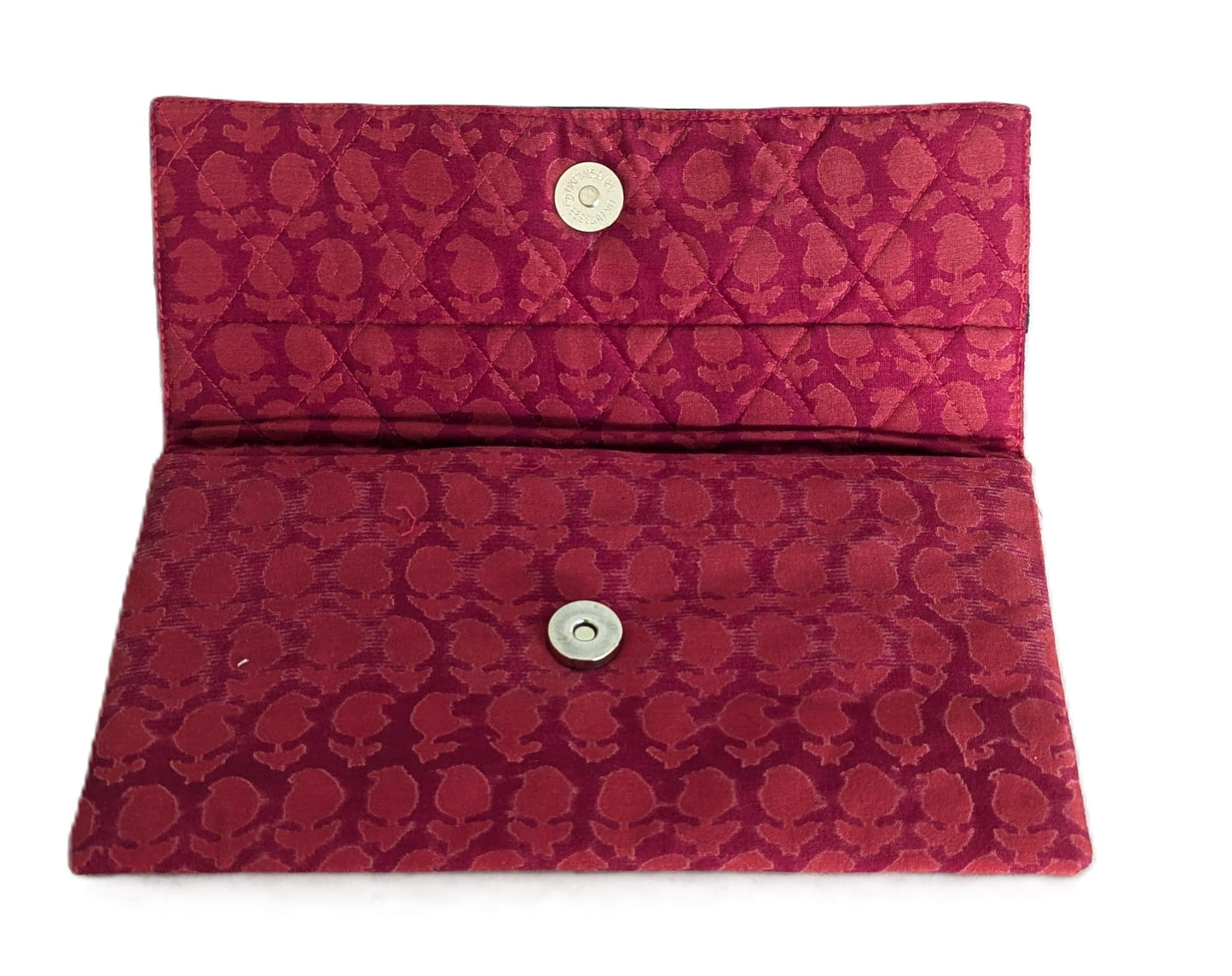 Red Silk Wallet/Clutch