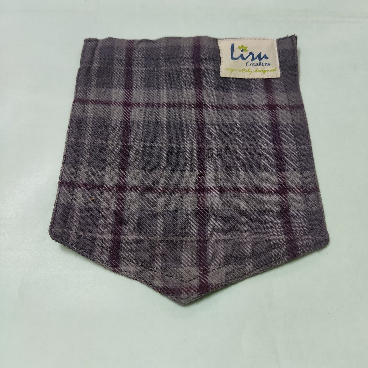 Tweed/ Navy /Checked Sustainable Pockets Set of 3