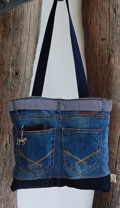 Navy Tote -Sustainable