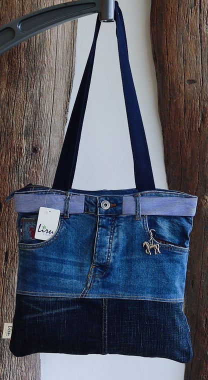 Navy Tote -Sustainable