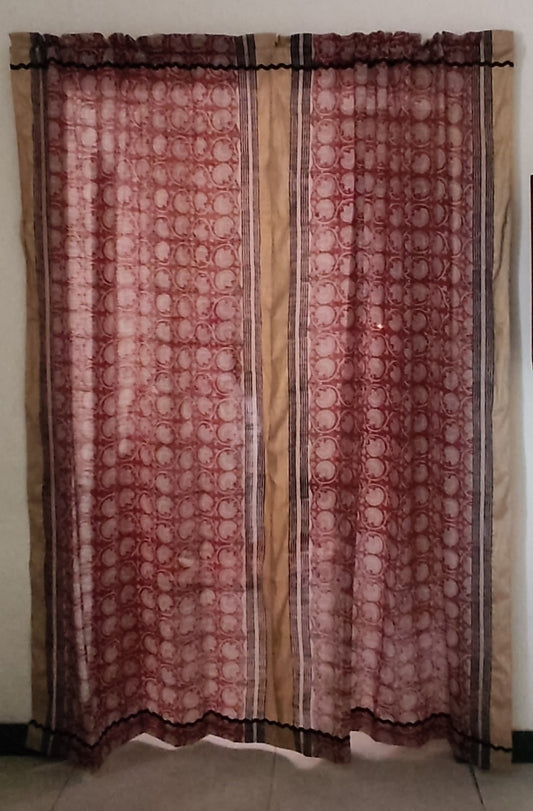 Brick - Sustainable Door Curtains Set of 2