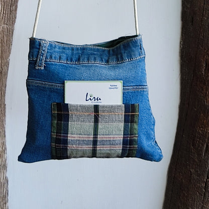 Denim Messenger Bag - Sustainable.