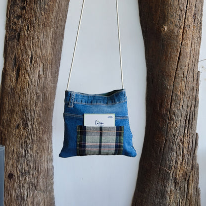 Denim Messenger Bag - Sustainable.