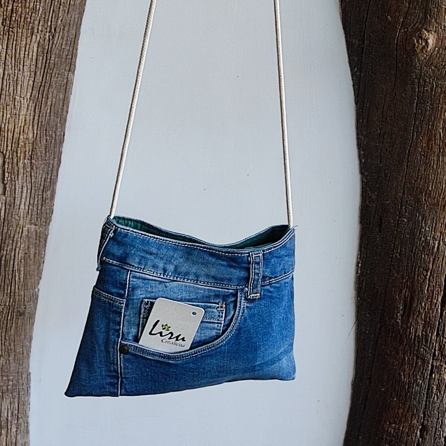 Denim Messenger Bag - Sustainable.