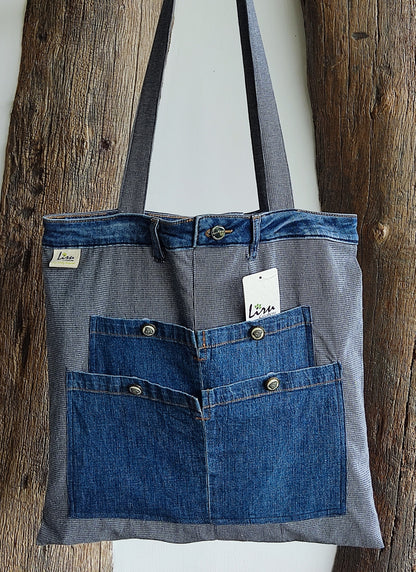 Double Pocket Tote - A Sustainable Tote