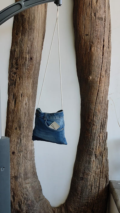 Denim Messenger Bag - Sustainable.